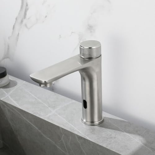 Grifo automático CXYWBD de acero inoxidable con sensor sin contacto para agua fría y caliente