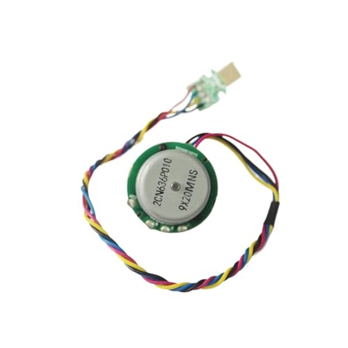 FRVQGGNE Piezas de Robot Aspirador, Conjunto de Ventilador, módulo de vacío de Motor Compatible con Roomba I3 I7 E5 E6 (Schwarz : For E5)