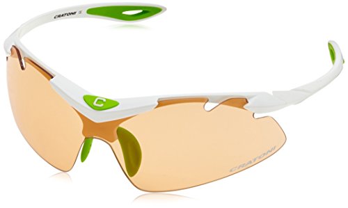 Cratoni Fahrradbrille High Fly, White Matt, One Size Cover