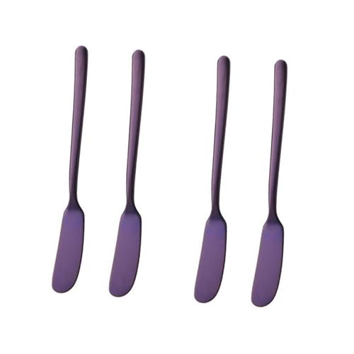 MOLUCKFU 2sets Cheese Butter Cutter Wiping Jam Blade Cheese Blade Multi-purpose Stainless Steel Kitchen Tool 2pcs*2