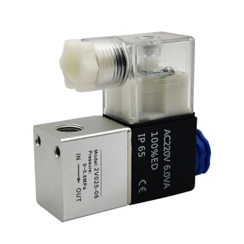 Vanne de commande pneumatique 2V025-06 pour circuit air comprimé industriel 24V - 3