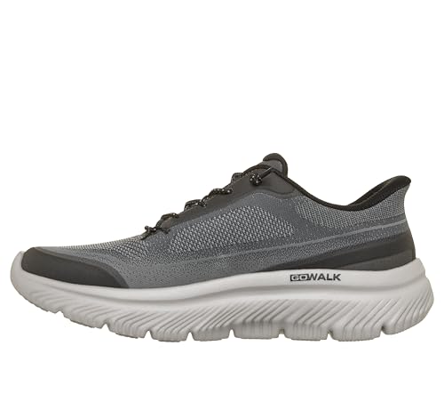 Skechers Men's Go Walk Max Cushioning Hyper Burst Zoltar Hands Free Slip-Ins Sneaker, Charcoal/Black, 16 by Skechers - Used condition - Image 2