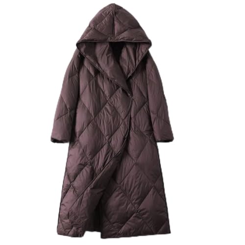Doudoune femme longue hiver contre le froid manteau ample épais