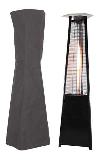 HBCOLLECTION® Housse respirante 225cm pour parasol chauffant brasero chauffage extérieur