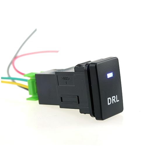 Boton presionable Mobestech de coche con interruptor de luz LED y conexion facil 7