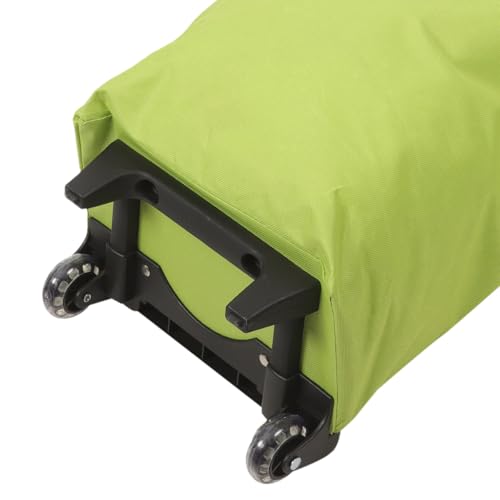 Poussette de courses à roulettes pliable pour simplifier vos marchés et sorties en ville - 3