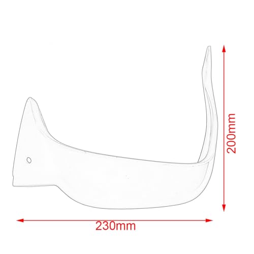 Protège-mains pour CB500X CB500F et CBF600N déflecteur de vent noir - 2