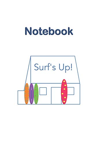 Jersey Channel Islands Surf's Up White House Notebook: Historic heritage iconic landmark in St Ouen's Bay, loved by the surfing community, part of ... boxes to organise and refer to notes easily.