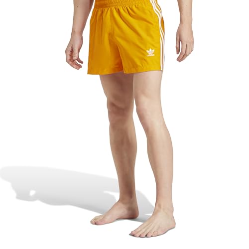adidas Men's Standard Adicolor 3-Stripes Length Swim Shorts4