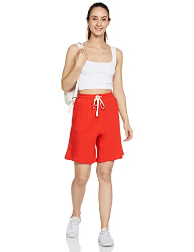 Image of YOI Women's Boyfriend Shorts (2022YOISS14 RED Small)