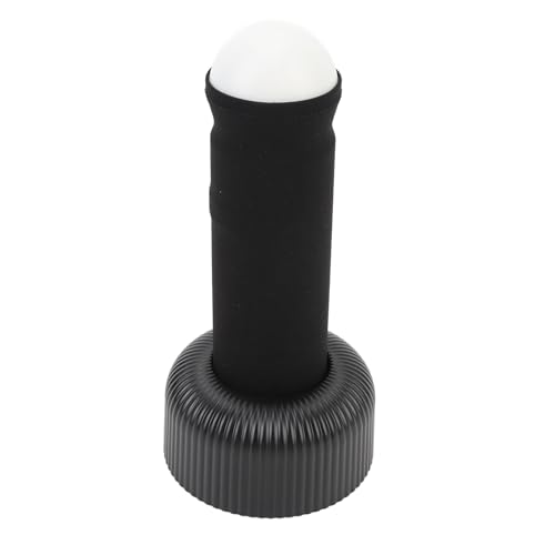 Lámpara de mesa de noche recargable LED con base estable negra miniatura 5