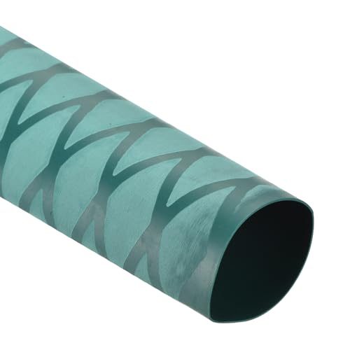 Tubo termorretráctil aislante verde de 30mm para forrar mangos y herramientas