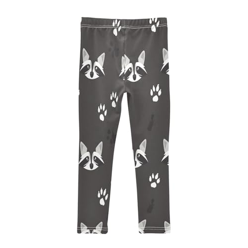 Bolaz Toddler Girls Leggings Printed Yoga Pants Leggings Raccoon Face for Kids2