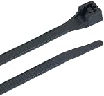 Gardner Bender Electrical 8-Inch UVB Cable Ties, Black, 100-Pack #46-308UVB