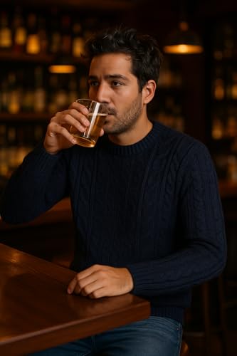 Pull alpaga homme pulls laine fin aux variations de température