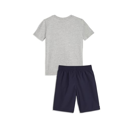 Image of PUMA Kids Graphic T-Shirt & Fleece Short Set (Toddler)