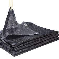 Customized Balcony Black Net 75% Shade 12 ft X 50 ft Role with Eyelet Ad Cable Tie UV Treated Long Life for Flats/car Parking/Building/Balcony Cover Etc