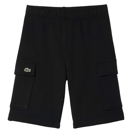 Lacoste Short Noir Garçon Cotton Noir 6 Ans