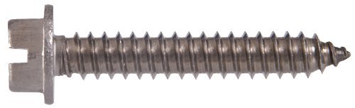 Hillman Stainless Steel Sheet Metal Screws No. 10 X 1/2  Hex/Hex Head/Slotted Hex Head