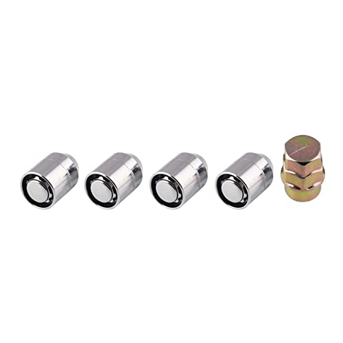 Tuercas de rueda M12x1.5 de acero cromado universales con paso 12mmx1.5 y llave de seguridad