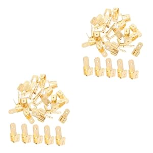 Healifty Nicht Isolierte Flachstecker 2 Sätze