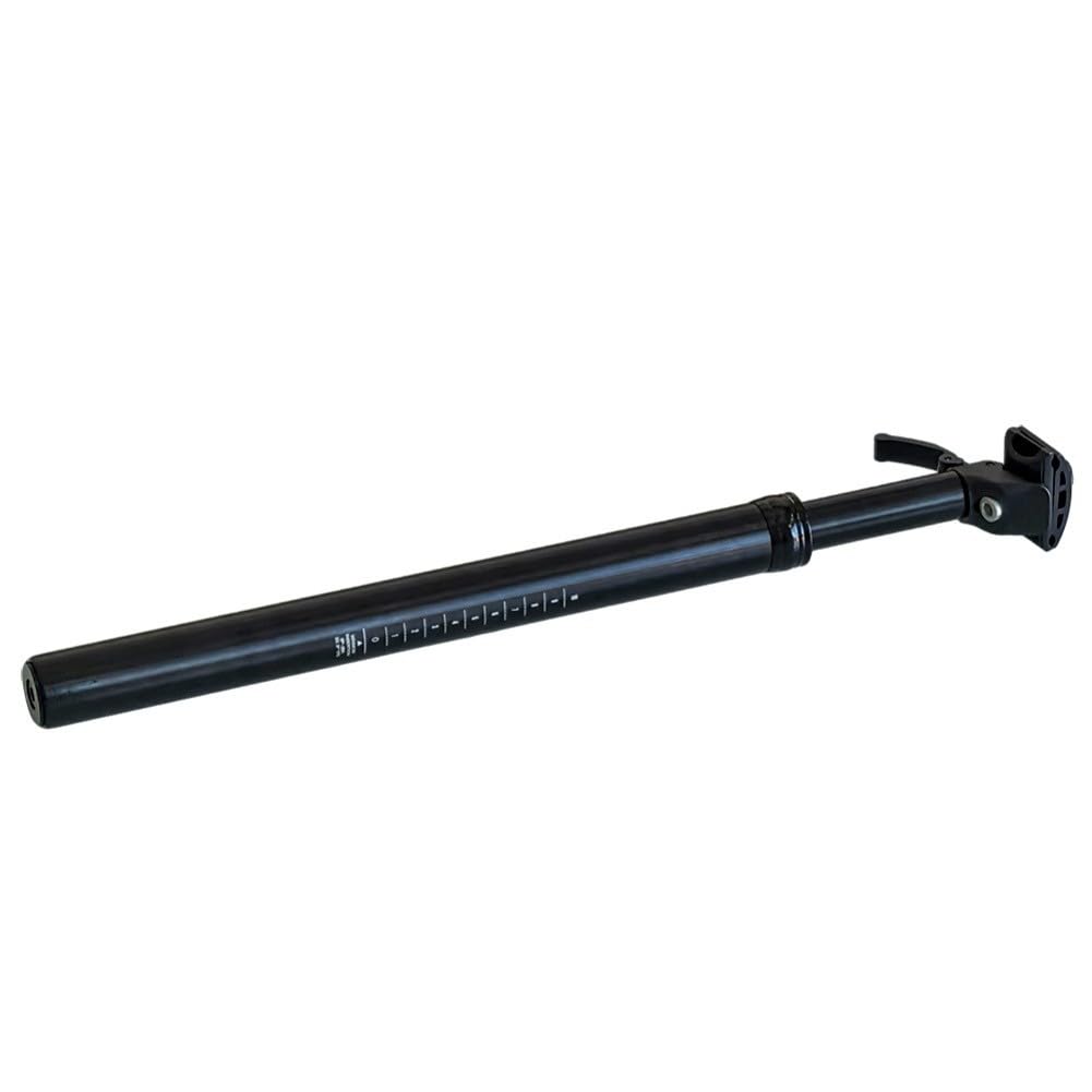 Regulowana sztyca z zakraplaczem z zawieszeniem 170 mm do roweru, stopu aluminium i stali nierdzewnej, składany uchwyt, kompatybilny z ramą 33,9 mm
