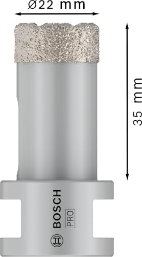 Bosch 1x PRO Ceramic Trockenbohrkrone, 22 × 35 × 14 mm – Ansicht 3