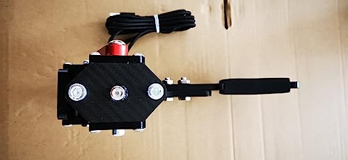 aikeec 14Bit PC USB Handbrake SIM for Racing Games G25/27/29 T500 FANATECOSW Dirt Rally(Black Without Clamp)