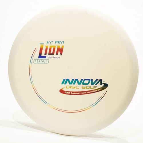 Innova KC Pro Lion Disc Golf Midrange Disc, Pick Color/Weight [Stamp & Exact Color May Vary] White 160-163 Grams