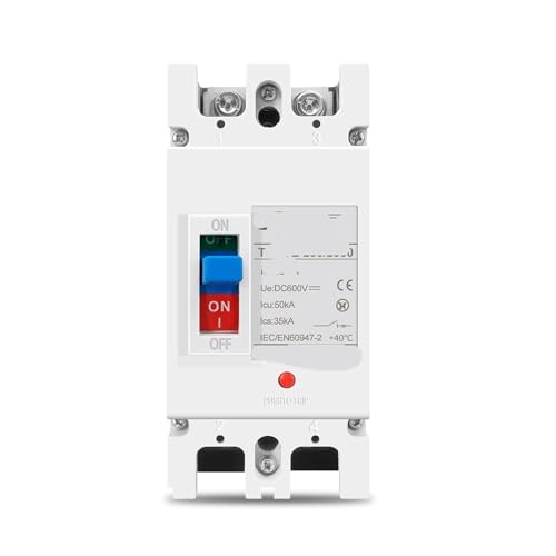 Disjoncteur à boîtier moulé 1P 250A 600V électricien armoire