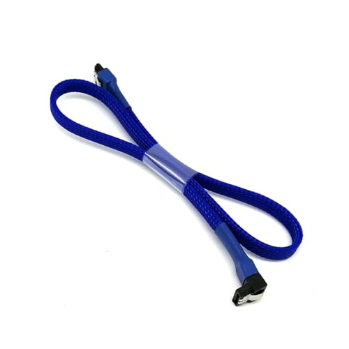 Cable SATA 3.0 45 cm Ángulo 90° Verde miniatura 3