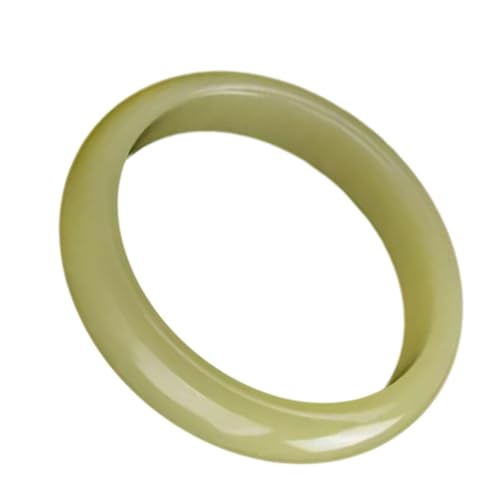 Bracelet en jade naturel jaune foncé MOCHAMIK pour femme