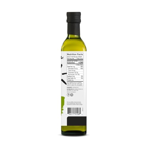Image of Chosen Foods Refined Avocado Oil for Cooking, 16.9 Fl Oz (Pack Of 2)