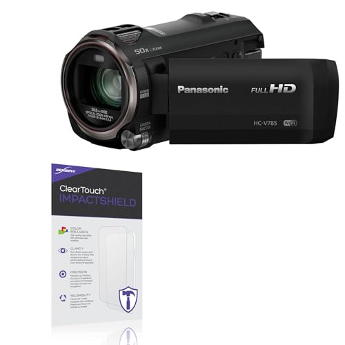 BoxWave Screen Protector Compatible with Panasonic HC-V785K - ClearTouch ImpactShield (2-Pack), Impenetrable Screen Protector Flexible Film