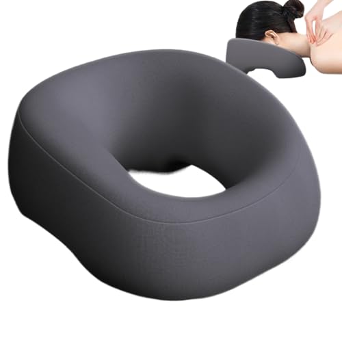 Cojín facial para masajes: soporte de contorno suave y transpirable, cojín facial, cuello portátil y cojín de alivio de espalda para mujeres, adultos, recuperación de ancianos | Cómodo accesorio de