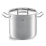 fissler pfanne protect steelux premium CLEVER: Eine integrierte Mess-Skala des Suppentopfs ermöglicht praktisches Dosieren, ganz ohne Messbecher. Das Kochgeschirr der original-profi collection ist Backofengeeignet bis 230 °C (450 °F), und ist ebenfalls Spülmaschinen-geeignet
