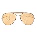 Rothco A/F Style Sunglasses W/Case - Chrome, YLW Size