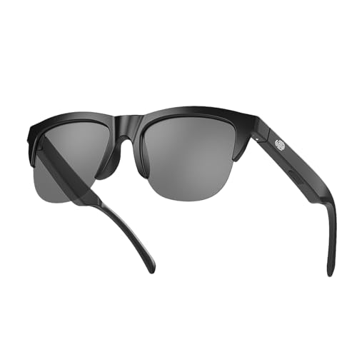 Generico Occhiali Intelligenti Con Protezione UV,149x152 mm Occhiali Da Sole Audio Wireless,con microfono e altoparlanti...
