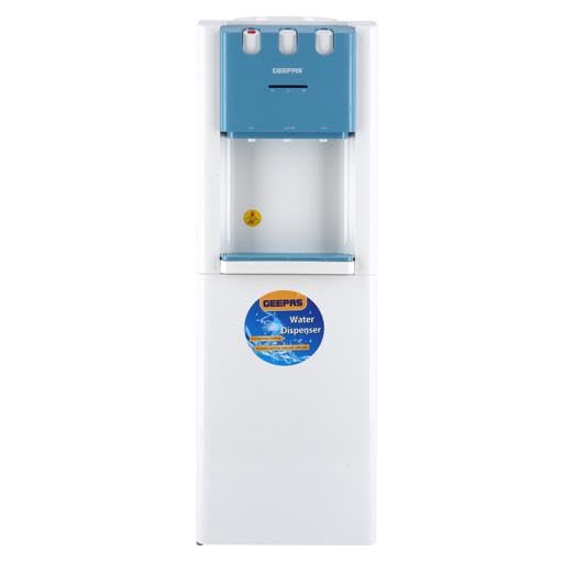 Geepas GWD8354N - Hot & Cold Water Dispenser - Stainless Steel, 5L Hot & 2L Cold Capacity