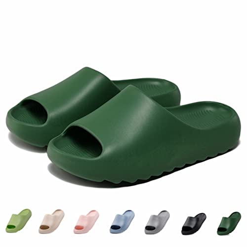 Image of Kids Cloud Slides for Boys & Girls, Super Soft & Comfy Beach Pool Slippers, Non-Slip Waterproof Shower Sandals for Toddlers & Kids