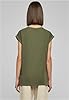 Urban Classics Women's Ladies Extended Shoulder Tee T-Shirt, Olive, XS #5