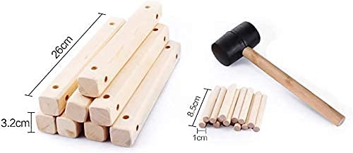 Soporte de Madera Maciza para 4 Botellas de Vino miniatura 3