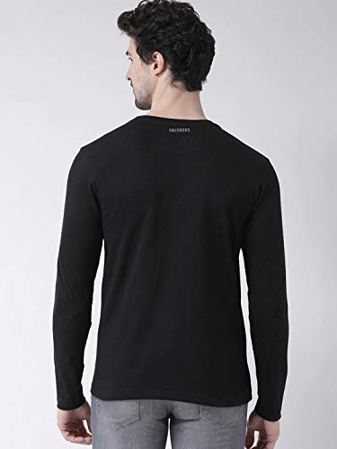 Image of Men's Cotton Graphics Printed Tshirt(Solid Full Men-$P;)