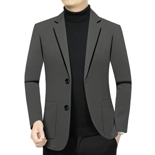 Blazer pour homme coupe ajustee veste unie aux finitions soignees