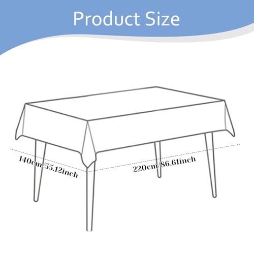 Nappe en lin anti-poussière pour protéger une table rectangulaire