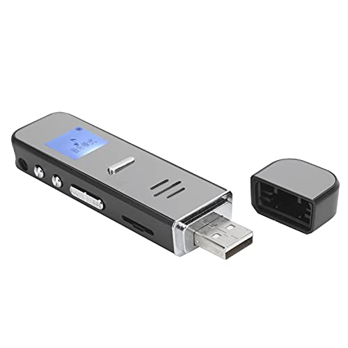 Cuifati Grabadora Digital Profesional SK 006B, Reproductor MP3 con Batería de Alta Capacidad y Reducción de Ruido, para Grabación de Voz y Reproducción de Música
