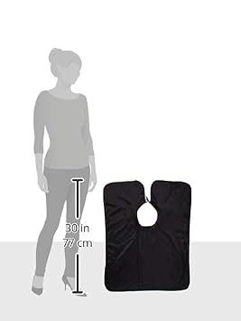 CINEMA SECRETS Pro Cosmetics Makeup Cape - Black