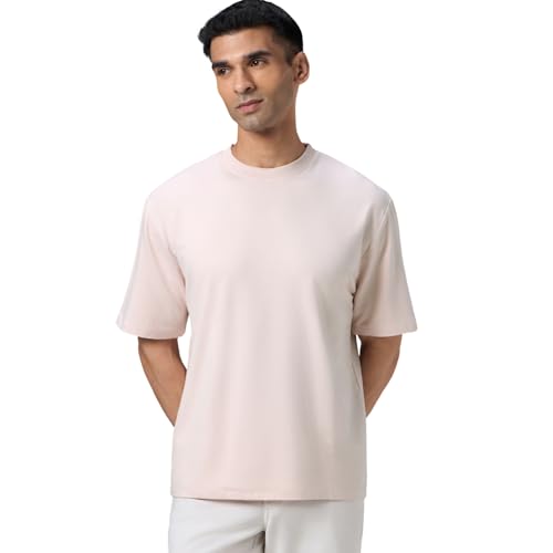 Image of Wellbi Bamboo Oversized Half Sleeve T-Shirt for Men | Naturally Antibacterial & Eco-Friendly | Breathable Organic Bamboo Cotton Blend | Moisture-Wicking Sustainable Wear
