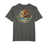 Mexico Independence Eagle Snake Design Cartoon