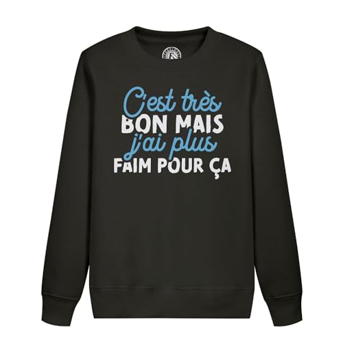 Sweatshirt enfant humour blague imprimé graphique sweat molletonné chaud col rond